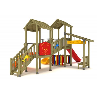 26 A Classic Wooden Playground